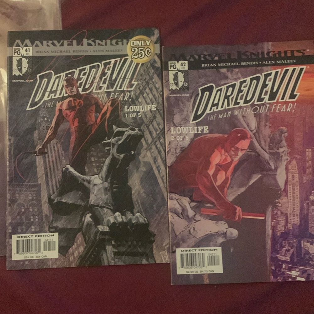 5 Daredevil Comics The Man Without Fear 41,42,43,44,45